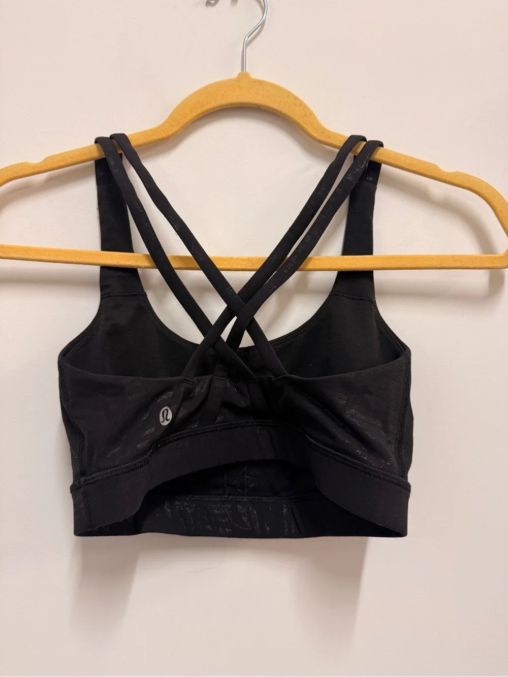 lululemon athletica Black Strappy Crossback Sports Bra